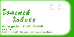dominik kobelt business card